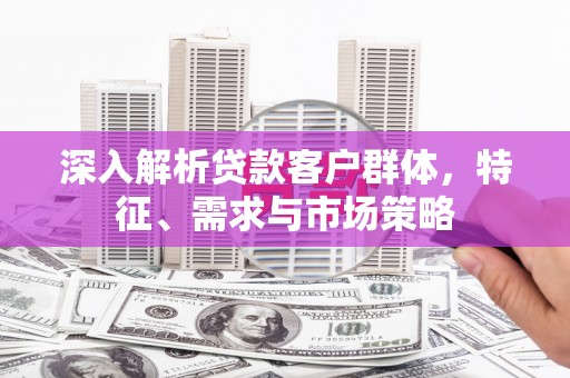 宾阳深入解析贷款客户群体，特征、需求与市场策略