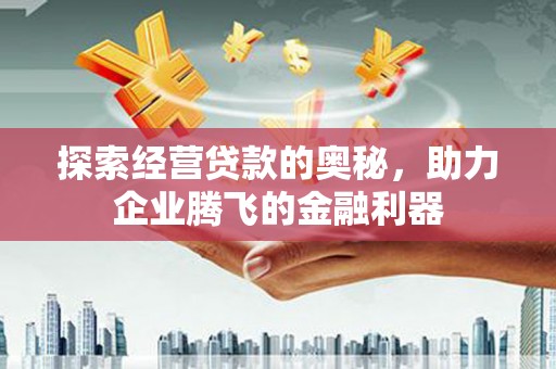 宾阳探索经营贷款的奥秘，助力企业腾飞的金融利器