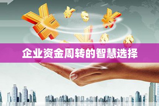 宾阳企业资金周转的智慧选择