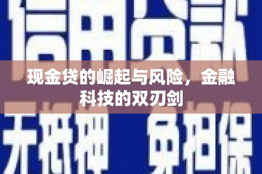 宾阳现金贷的崛起与风险，金融科技的双刃剑