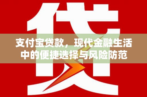 宾阳支付宝贷款，现代金融生活中的便捷选择与风险防范