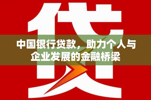 宾阳中国银行贷款，助力个人与企业发展的金融桥梁