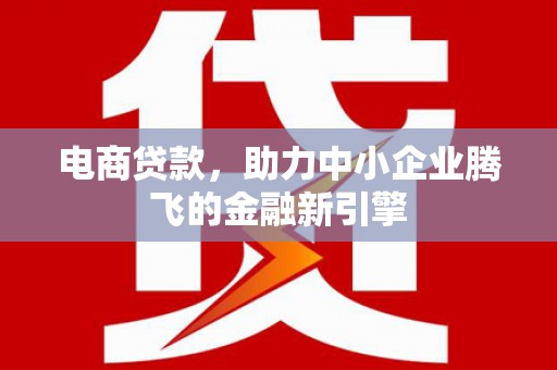 宾阳电商贷款，助力中小企业腾飞的金融新引擎