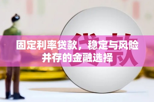 宾阳固定利率贷款，稳定与风险并存的金融选择
