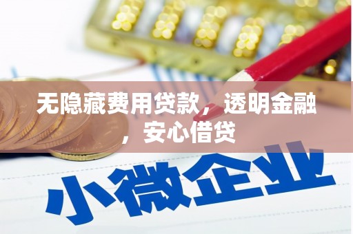宾阳无隐藏费用贷款，透明金融，安心借贷