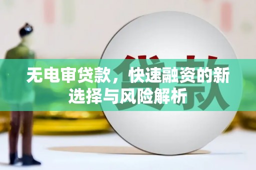 宾阳无电审贷款，快速融资的新选择与风险解析
