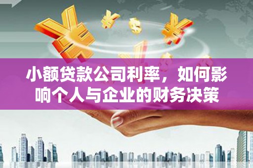 宾阳小额贷款公司利率，如何影响个人与企业的财务决策