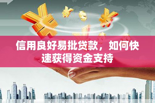 宾阳信用良好易批贷款，如何快速获得资金支持