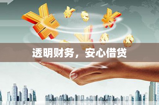 宾阳透明财务，安心借贷