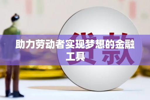 宾阳助力劳动者实现梦想的金融工具
